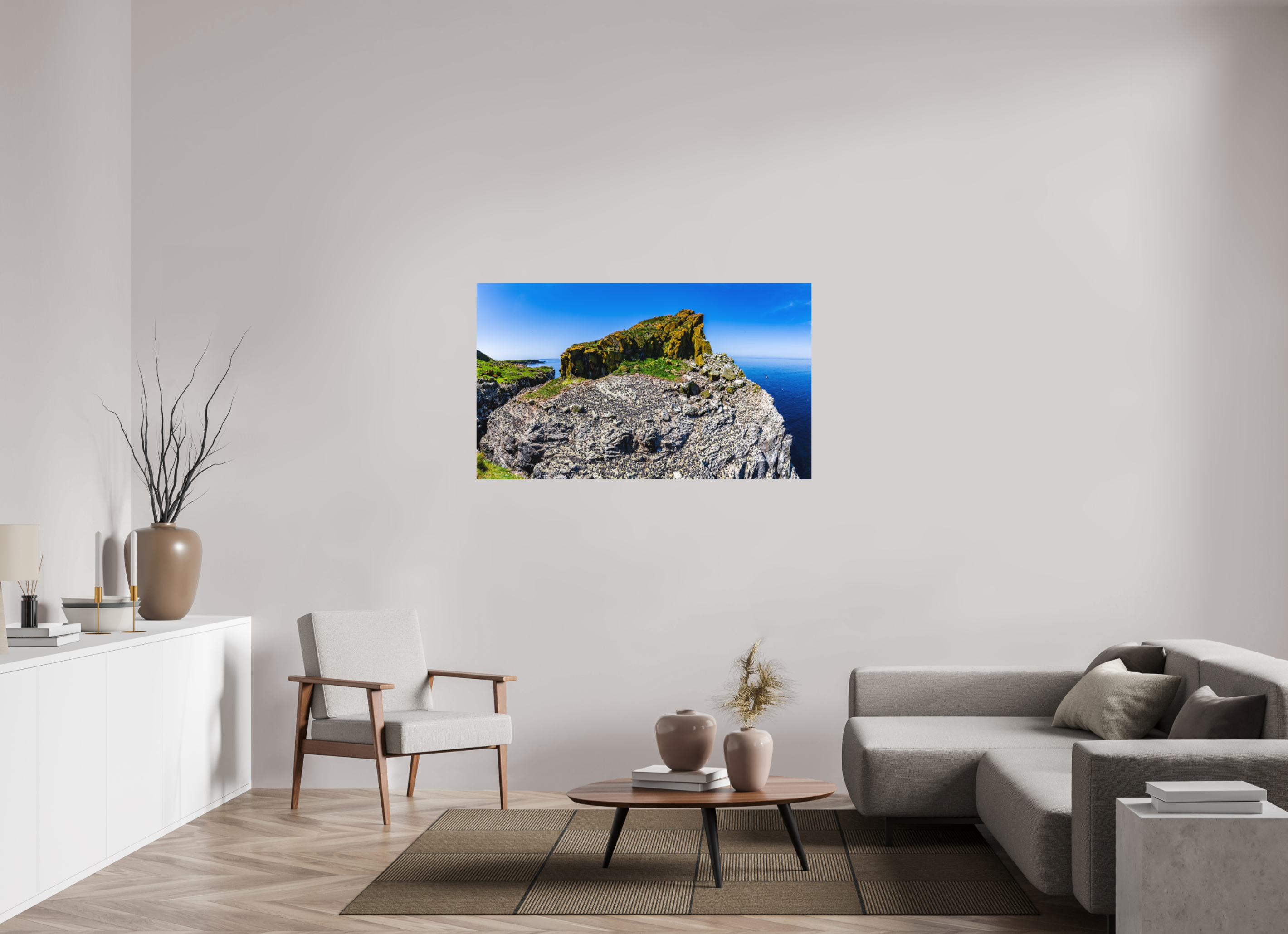 136,6 x 80 cm, Dibond Alu Colour Mat Heart Rock