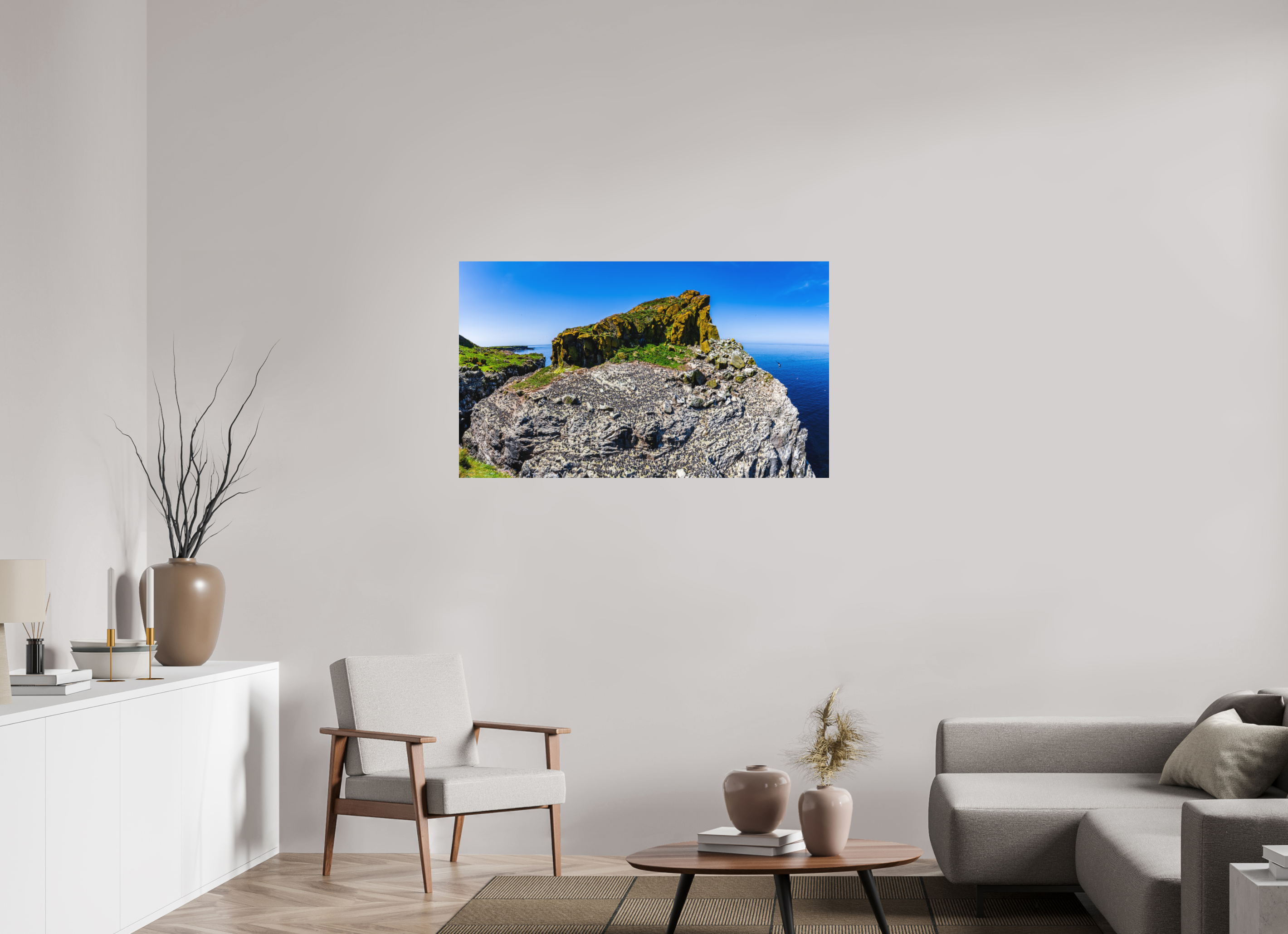 119,6 x 70 cm, Dibond Alu Colour Mat Heart Rock