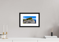 25,6 x 15 cm, Black Frame Colour Fuji Gloss Heart Rock