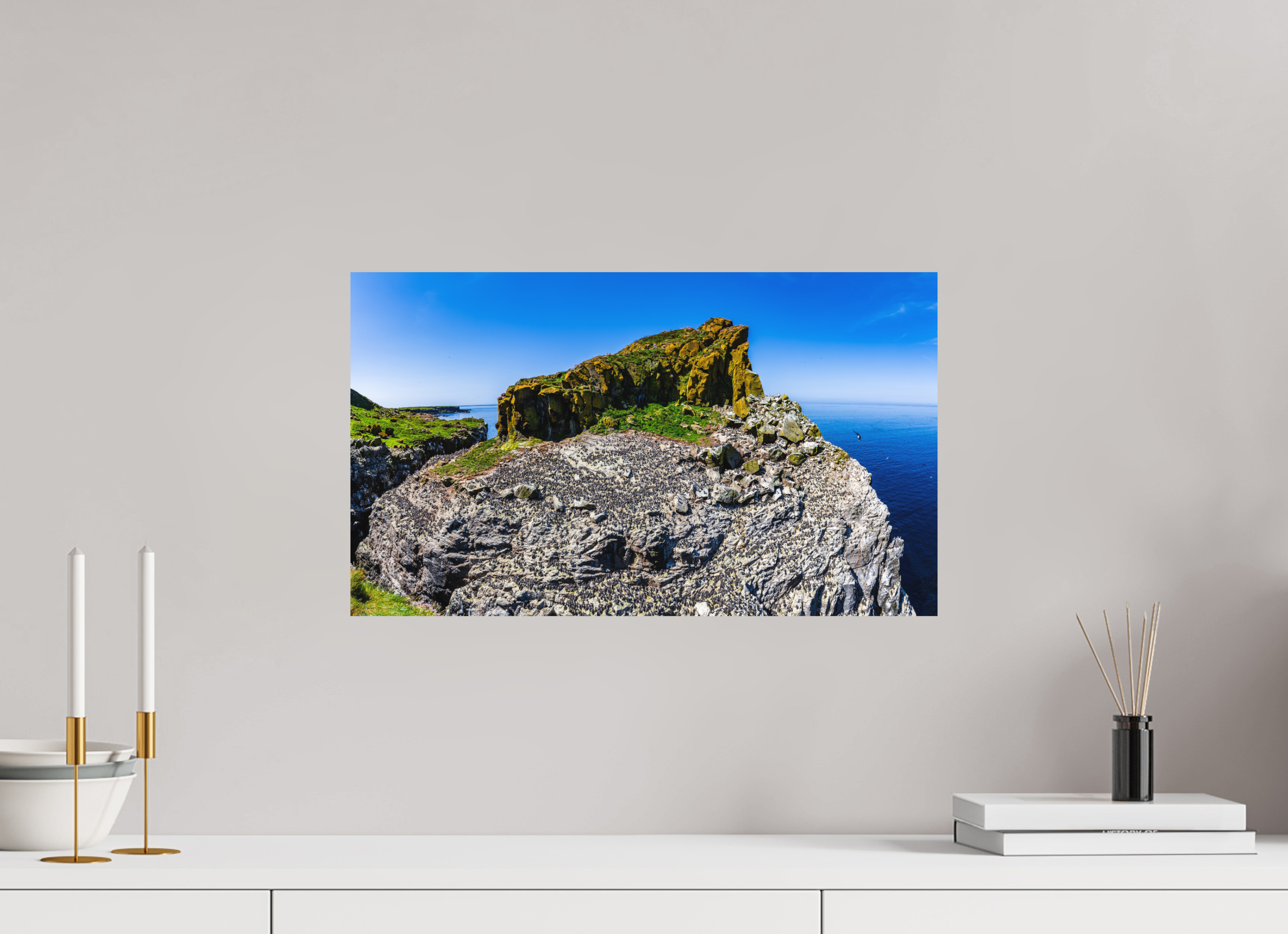 51,2 x 30 cm, Dibond Alu Colour Mat Heart Rock